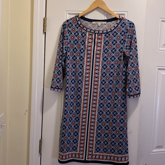 Patterned shift dress by Max Studio - Picture 2 of 2